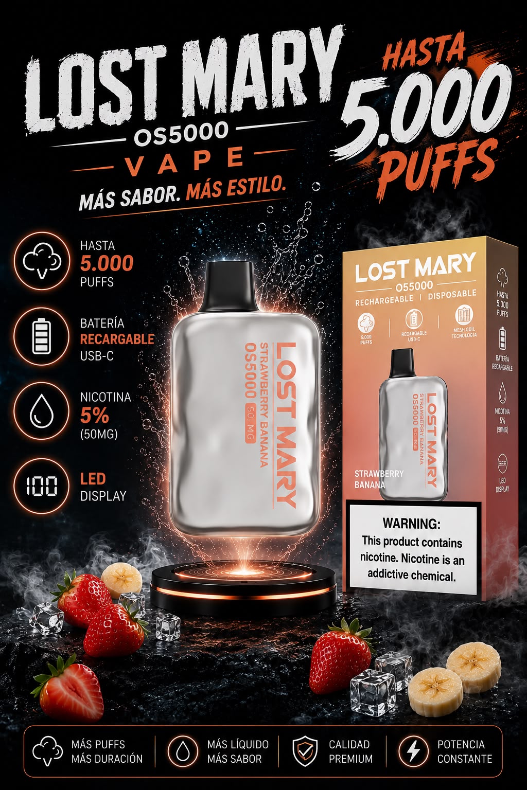 🔥 LOST MARY OS5000 – 5000 PUFFS 🔥